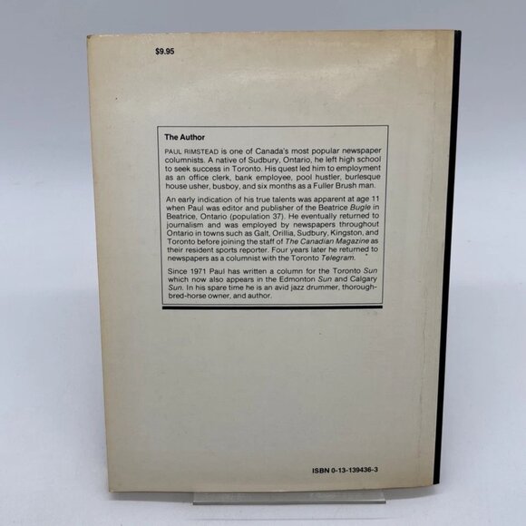 Cocktails & Jockstraps By Paul Rimstead (1980) Trade Paperback Toronto Columnist - Picture 2 of 4